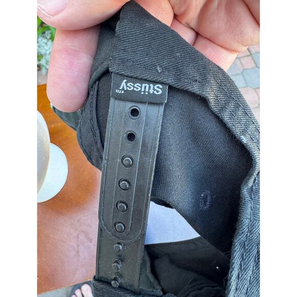 Stussy Capz MFG Worldwide Tribe Cheetah Print Bill Snapback Hat Black - Picture 10 of 10